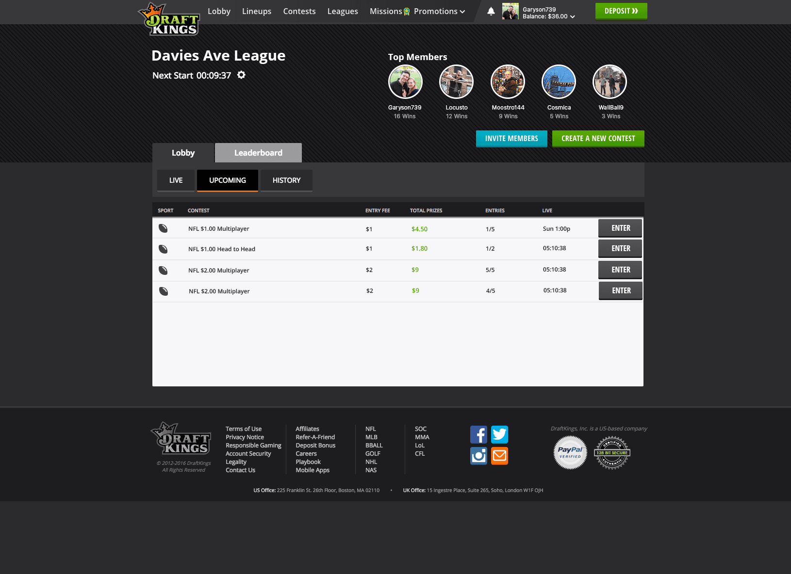 40 HQ Photos Draftkings Fantasy Football League - Week 12 Draftkings Fanduel Daily Fantasy Football Picks Lineup Tips For Sunday Bleacher Report Latest News Videos And Highlights