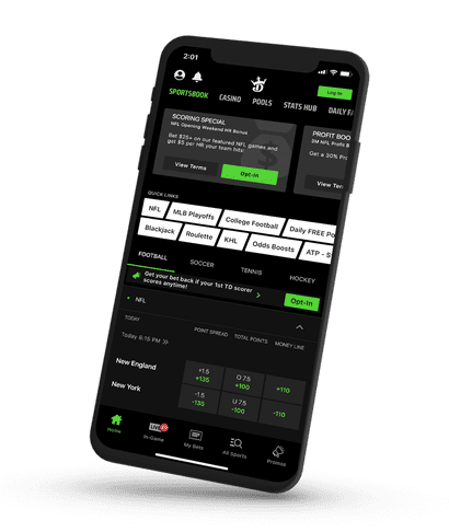 DraftKings App on Iphone