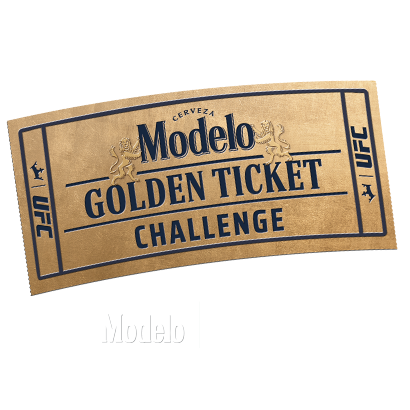 Modelo Golden Ticket Challenge Ufc 22