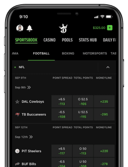 Football Betting Tips Guide Draftkings Sportsbook