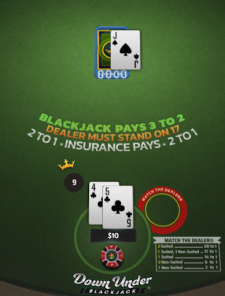 Down Under Blackjack: play online real money Blackjack.