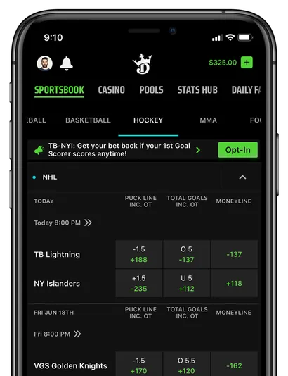 Hockey Betting Tips & Guide | DraftKings Sportsbook