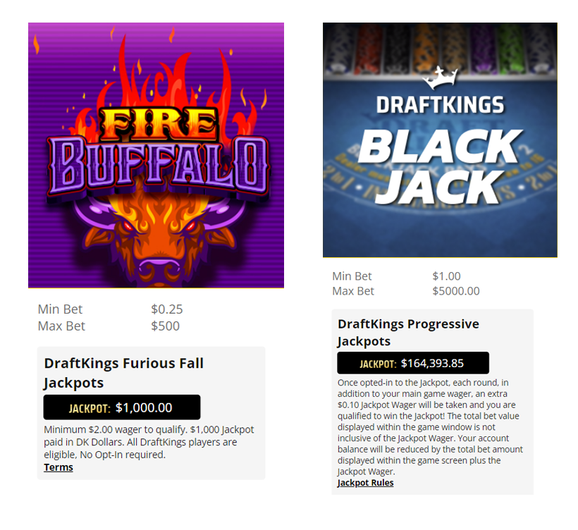 Jackpot Games at DraftKings: Win bonus cash and prizes.