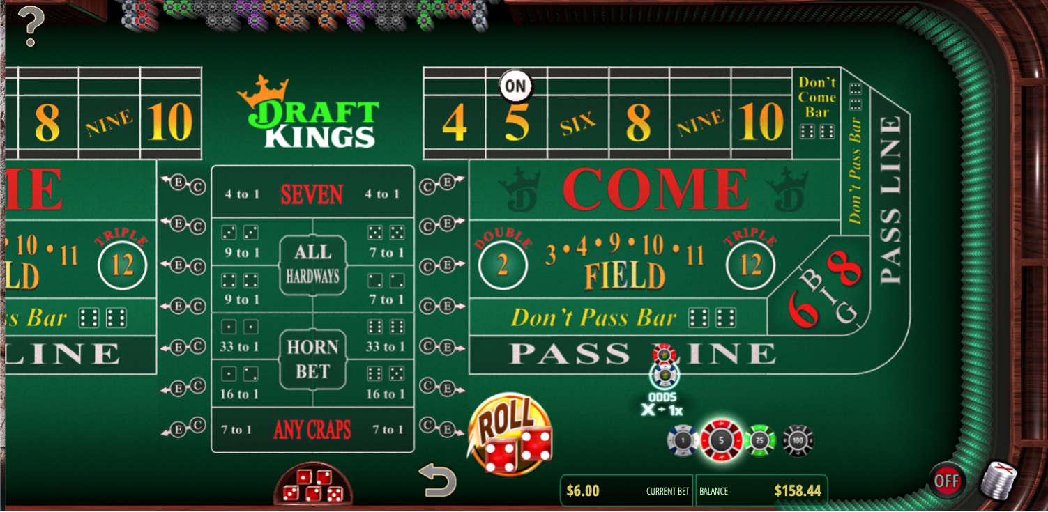 Como jogar Craps Online no Brasil